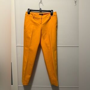 Express Bright Yellow Cropped Pants